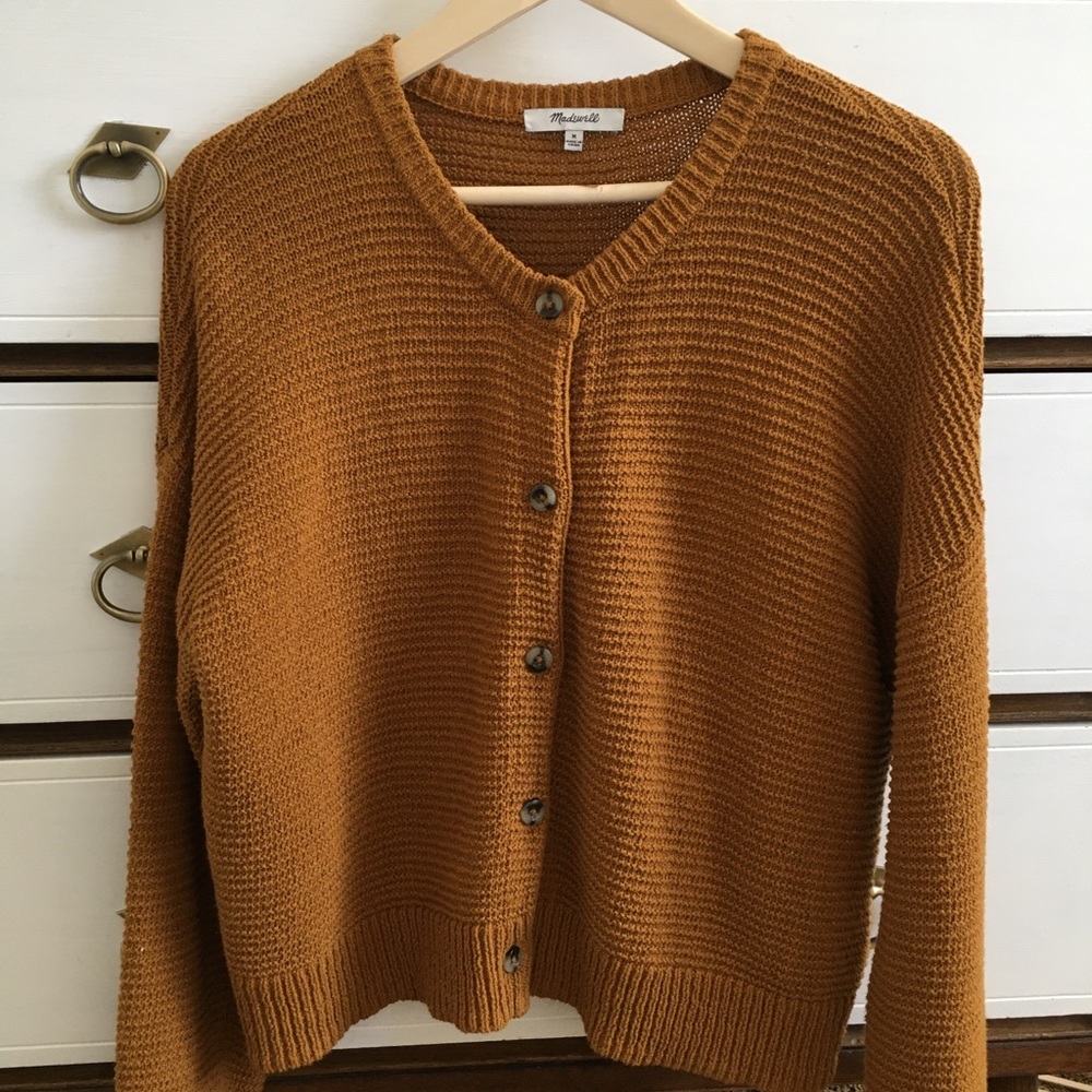 Madewell button down cardigan.